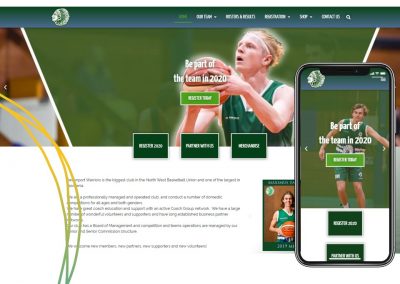 Devonport Warriors Website 2020